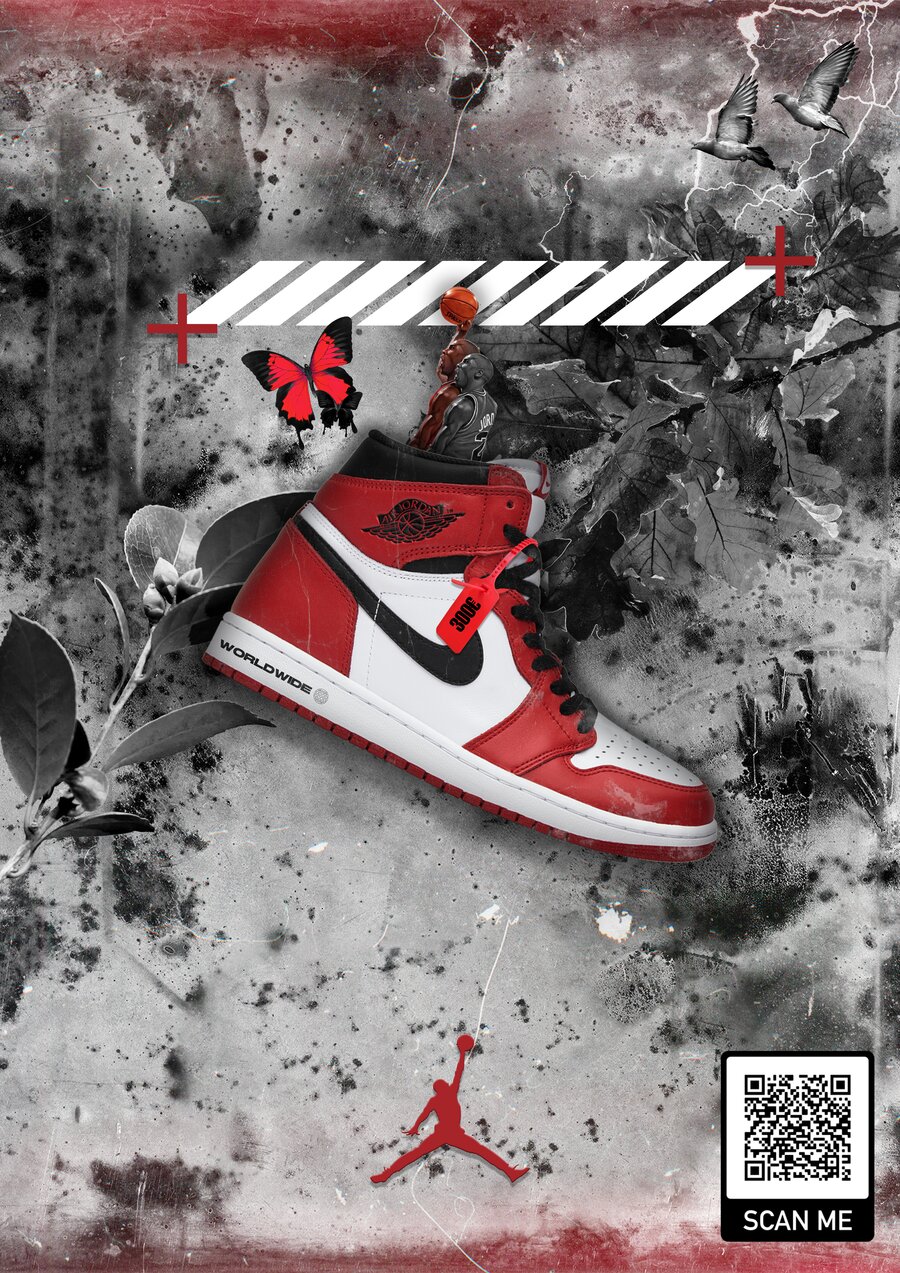 Air Jordan - composição gráfica
