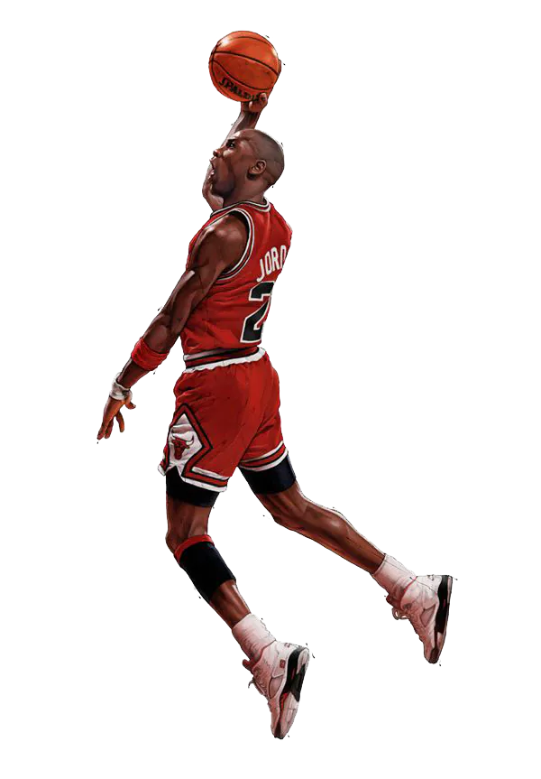 Fotografia recortada de Michael Jordan
