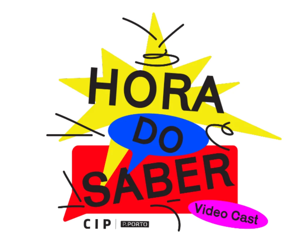 Grafismo original do videocast, criado por Diogo Costa